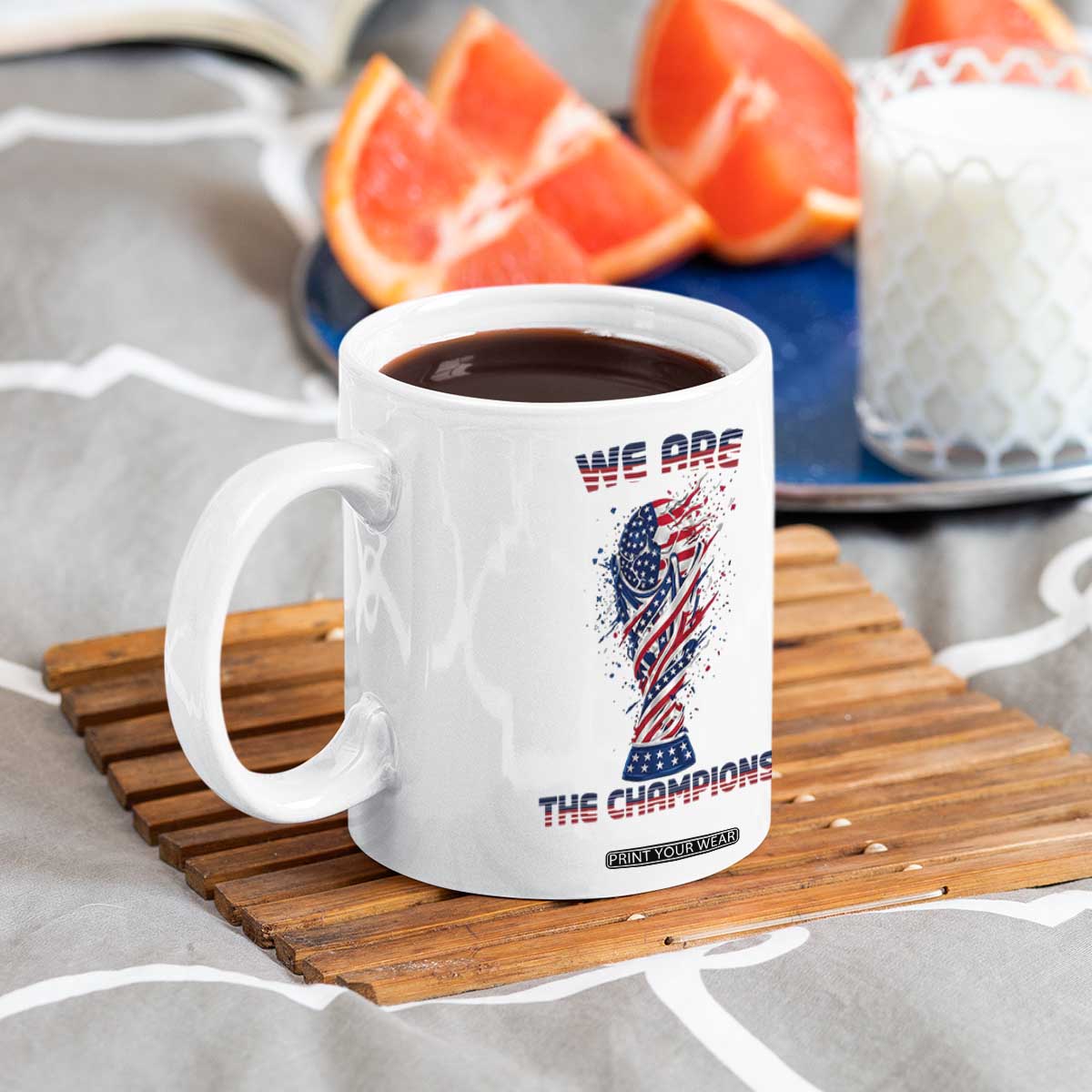 We Are Champions Coffee Mug USA Soccer Lover Gift TS12 Print Your Wear