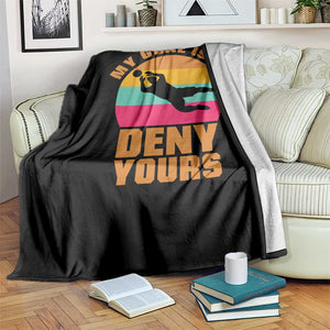 My Goal Is To Deny Yours Throw Blanket Soccer Goalkeeper Pride TS12 Print Your Wear
