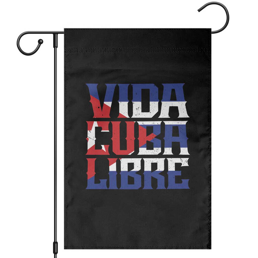 Viva Cuba Libre Garden Flag Cuban Freedom Supporter TS12 Black Print Your Wear