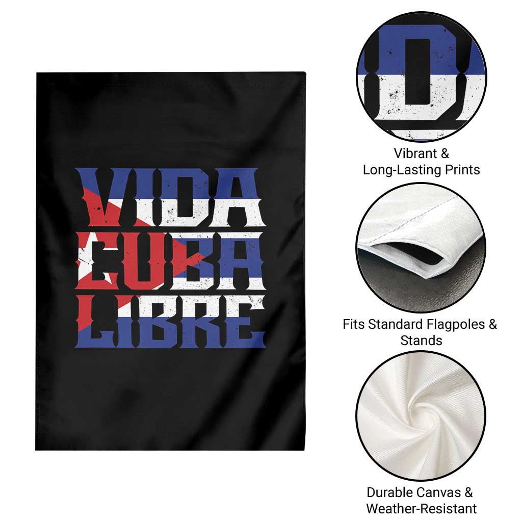 Viva Cuba Libre Garden Flag Cuban Freedom Supporter TS12 Print Your Wear