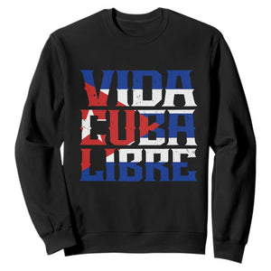 Viva Cuba Libre Sweatshirt Cuban Freedom Supporter TS12 Black Print Your Wear