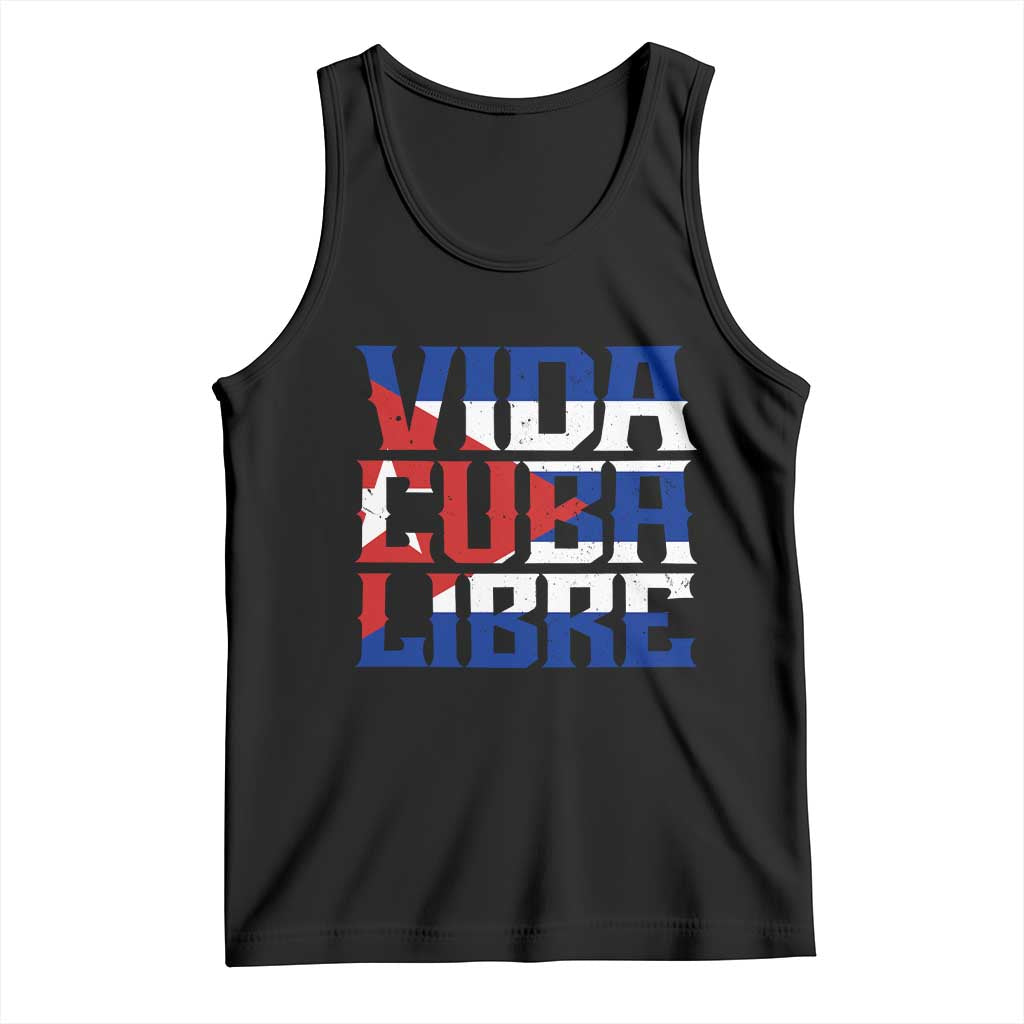 Viva Cuba Libre Tank Top Cuban Freedom Supporter TS12 Black Print Your Wear
