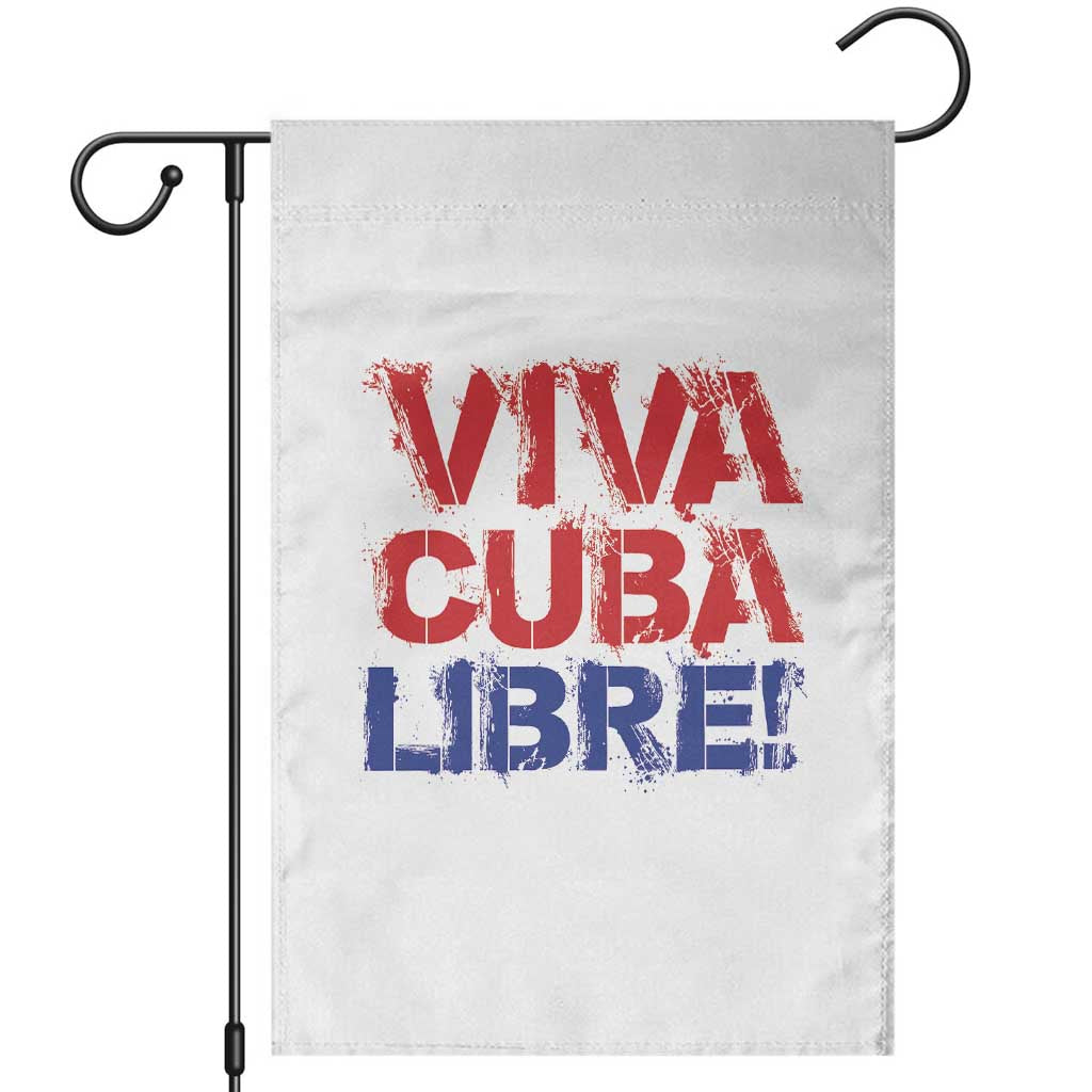 Viva Cuba Libre Garden Flag SOS Cuba Stand With Freedom Movement TS12 White Print Your Wear