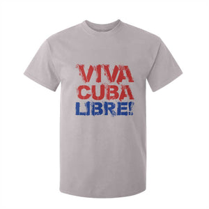 Viva Cuba Libre T Shirt For Kid SOS Cuba Stand With Freedom Movement TS12 Ice Gray Print Your Wear