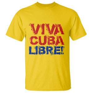 Viva Cuba Libre T Shirt SOS Cuba Stand With Freedom Movement TS12 Daisy Print Your Wear