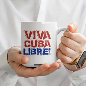 Viva Cuba Libre Coffee Mug SOS Cuba Stand With Freedom Movement TS12 Print Your Wear