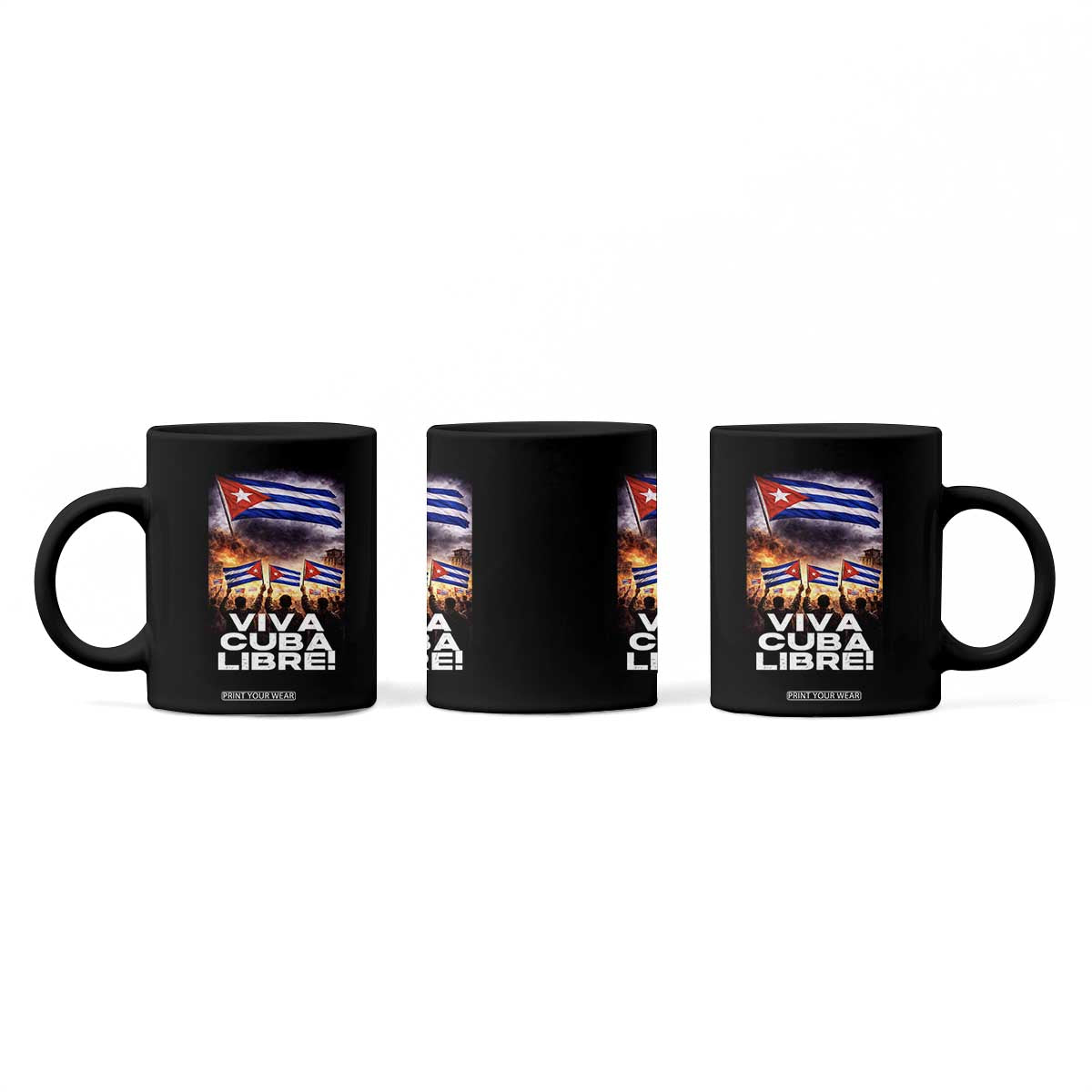 Viva Cuba Libre Coffee Mug Cuban Freedom Protest TS12 Print Your Wear