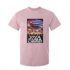 Viva Cuba Libre T Shirt For Kid Cuban Freedom Protest TS12 Light Pink Print Your Wear