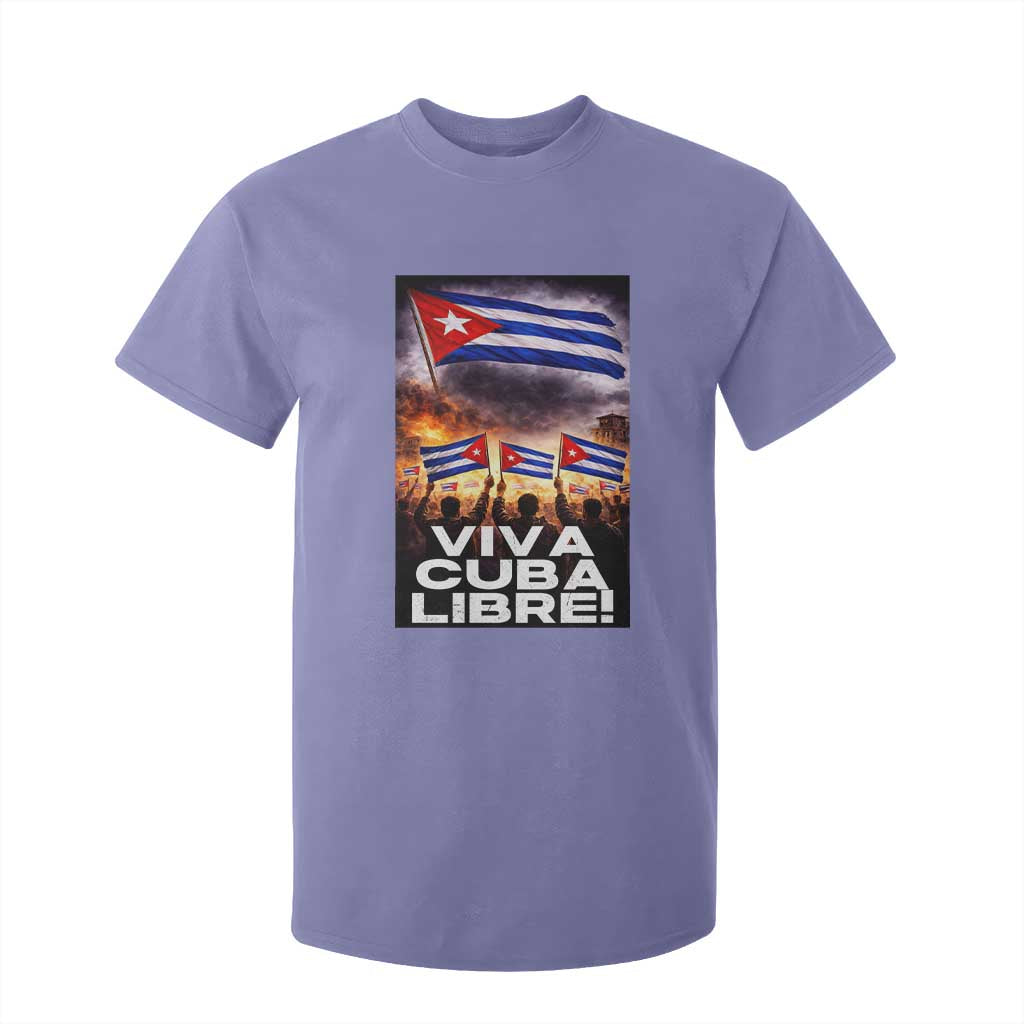 Viva Cuba Libre T Shirt For Kid Cuban Freedom Protest TS12 Violet Print Your Wear