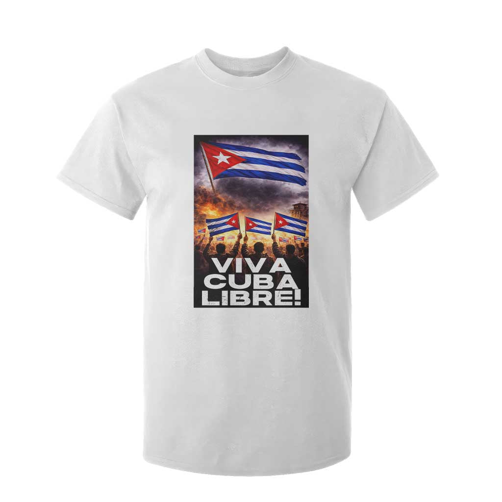 Viva Cuba Libre T Shirt For Kid Cuban Freedom Protest TS12 White Print Your Wear