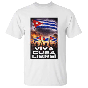 Viva Cuba Libre T Shirt Cuban Freedom Protest TS12 White Print Your Wear