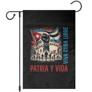 Cuban American Pride Garden Flag Viva Cuba Libre Supporter TS12 Black Print Your Wear