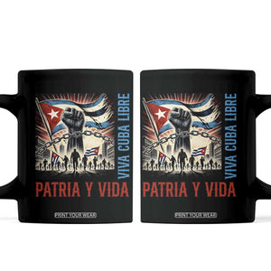 Cuban American Pride Coffee Mug Viva Cuba Libre Supporter TS12 Black Print Your Wear