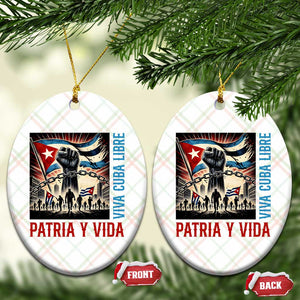 Cuban American Pride Ceramic Ornament Viva Cuba Libre Supporter TS12 Print Your Wear