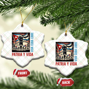 Cuban American Pride Ceramic Ornament Viva Cuba Libre Supporter TS12 Print Your Wear
