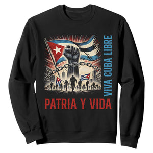 Cuban American Pride Sweatshirt Viva Cuba Libre Supporter TS12 Black Print Your Wear