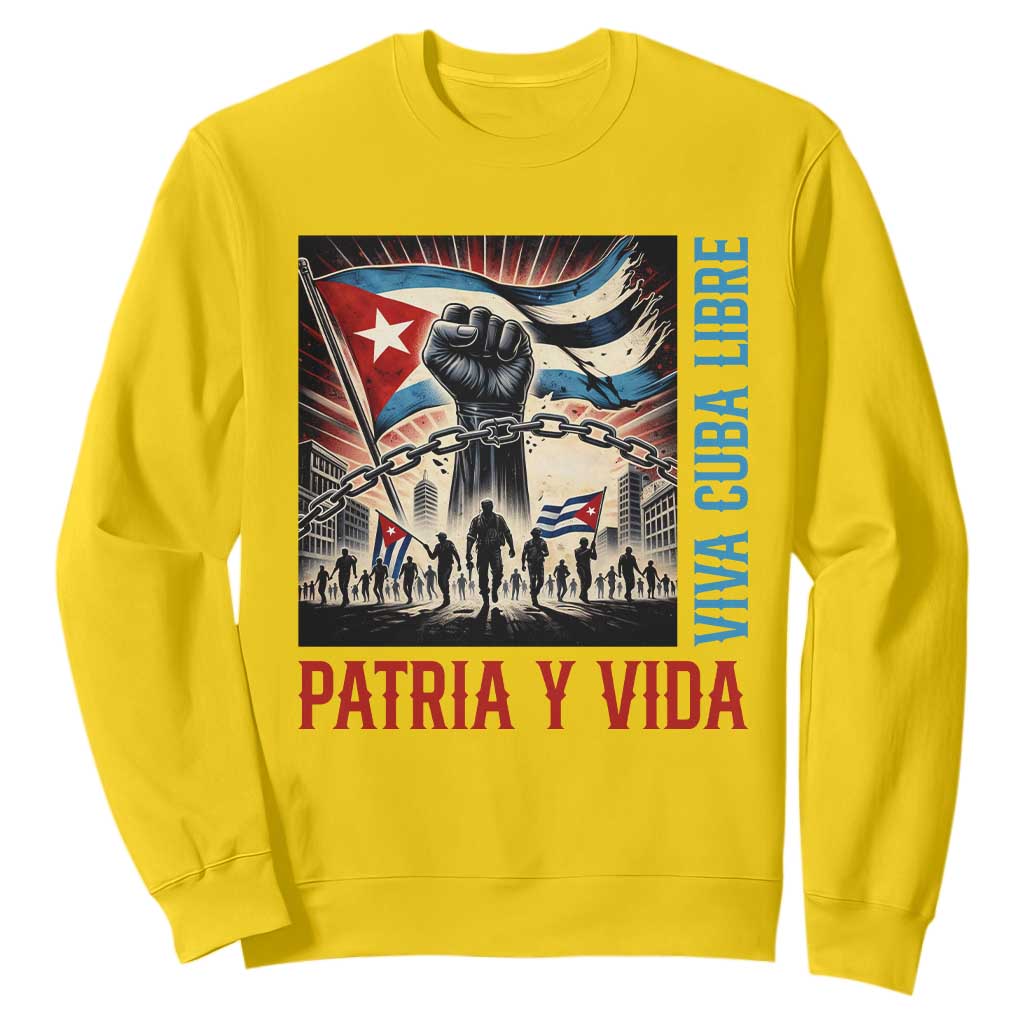 Cuban American Pride Sweatshirt Viva Cuba Libre Supporter TS12 Daisy Print Your Wear