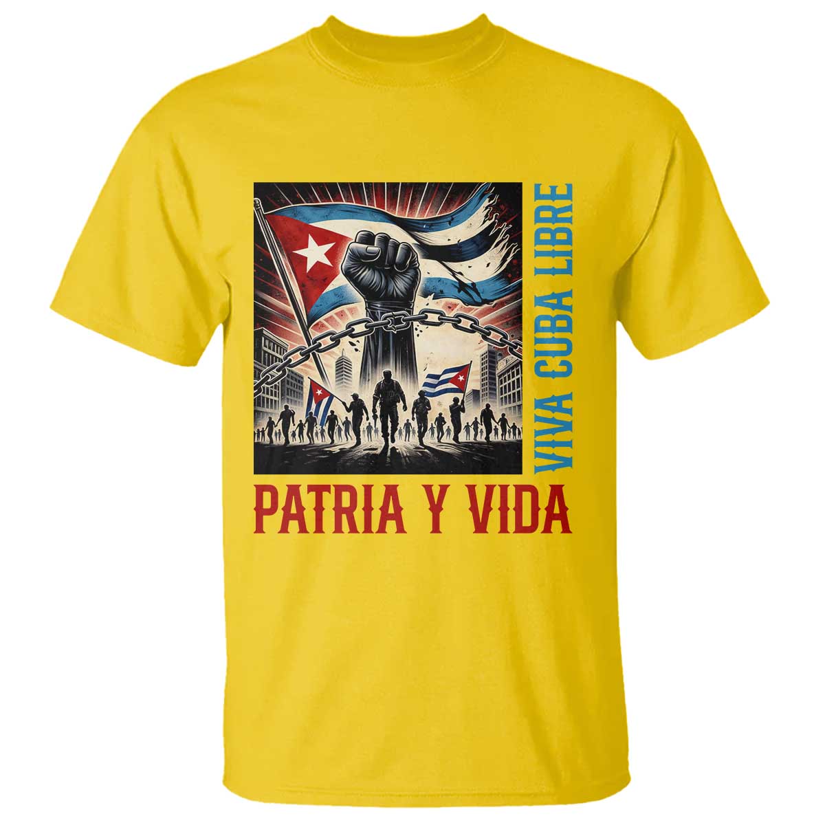 Cuban American Pride T Shirt Viva Cuba Libre Supporter TS12 Daisy Print Your Wear
