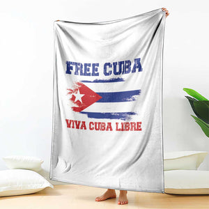 Cuban American Pride Throw Blanket Freedom For Cuba TS12 Print Your Wear