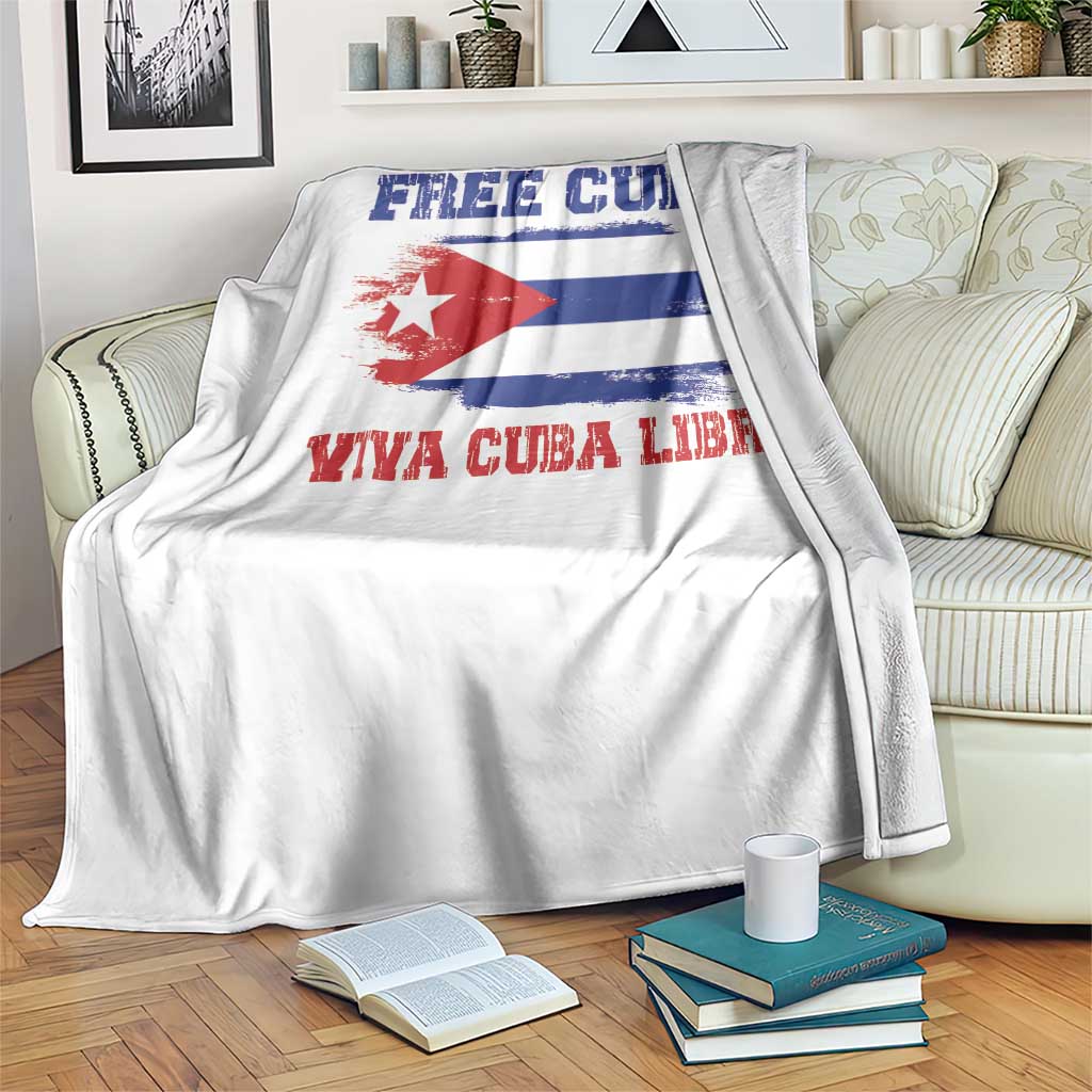 Cuban American Pride Throw Blanket Freedom For Cuba TS12 Print Your Wear