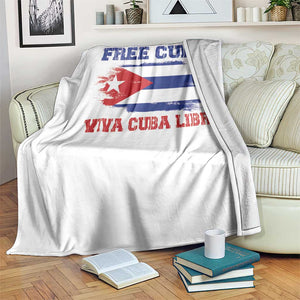 Cuban American Pride Throw Blanket Freedom For Cuba TS12 Print Your Wear