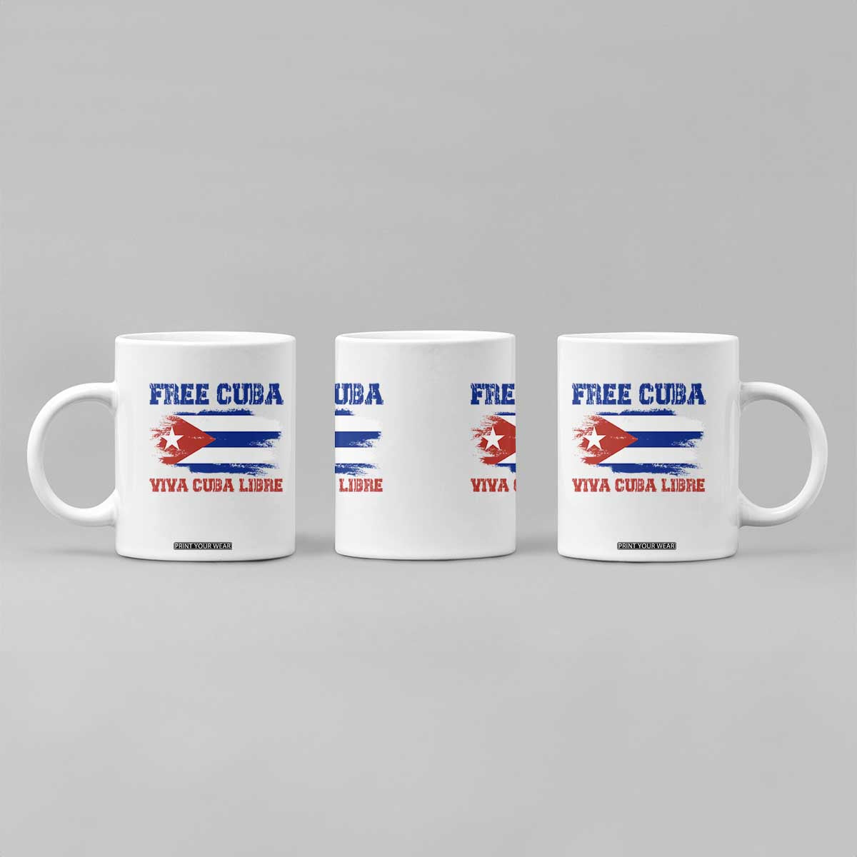 Cuban American Pride Coffee Mug Freedom For Cuba TS12 Print Your Wear