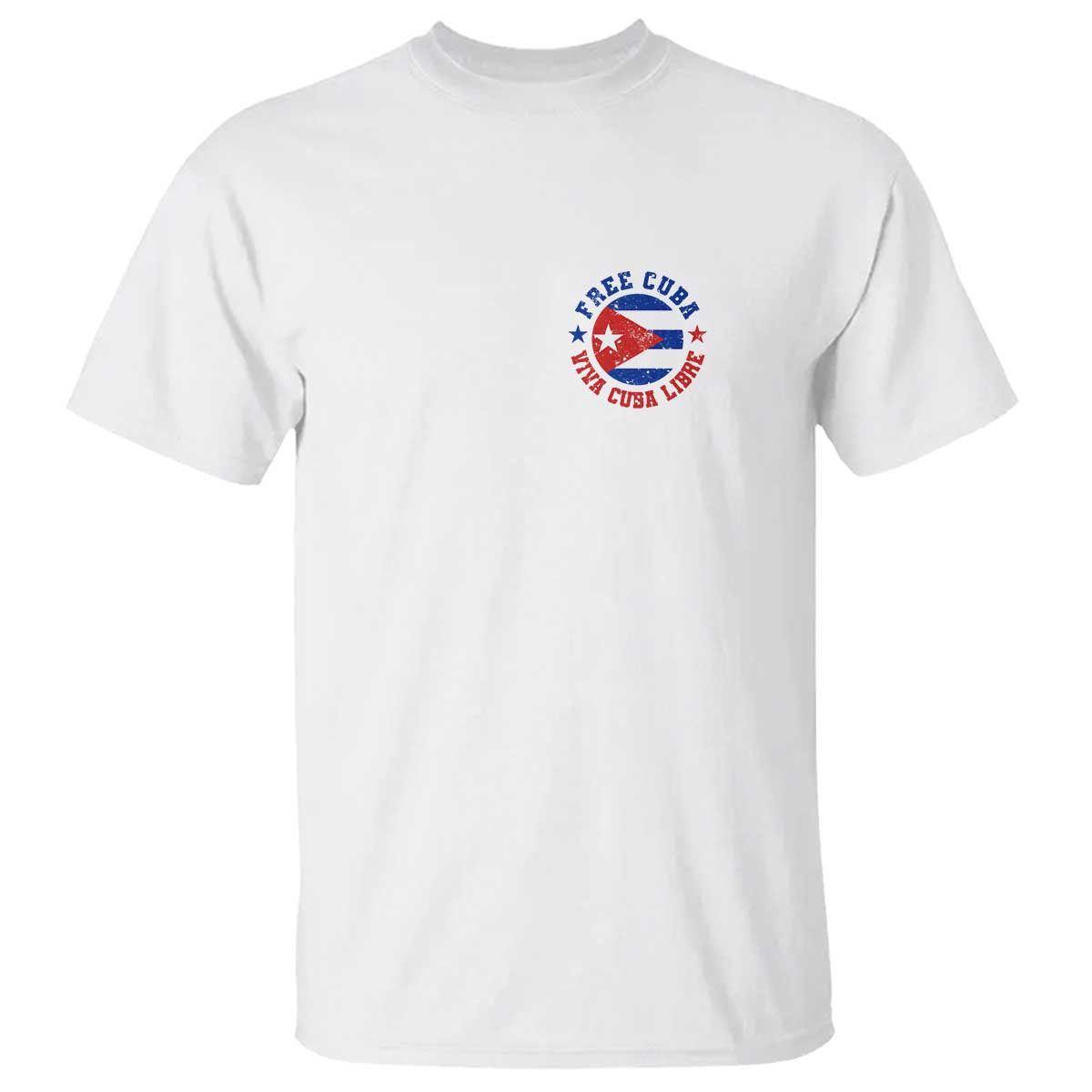 Free Cuba Viva Cuba Libre T Shirt SOS Cuba Energy Crisis TS12 White Print Your Wear