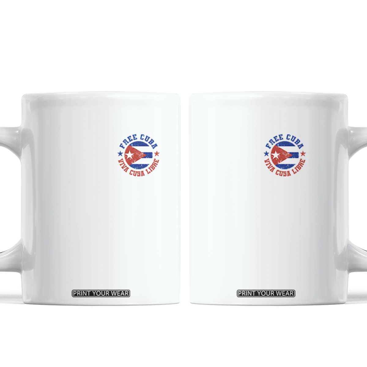 Free Cuba Viva Cuba Libre Coffee Mug SOS Cuba Energy Crisis TS12 White Print Your Wear
