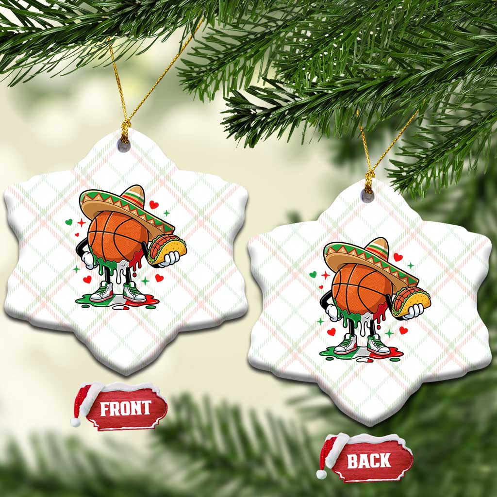 Funny Cinco De Mayo Basketball Ceramic Ornament Mexican Fiesta Party TS12 Print Your Wear