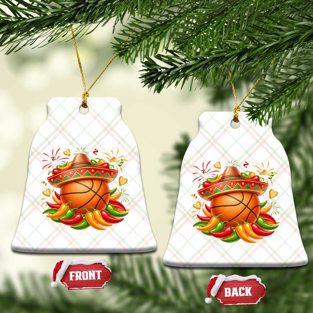 Funny Cinco De Mayo Basketball Ceramic Ornament Mexican Fiesta Hoops Party TS12 Print Your Wear