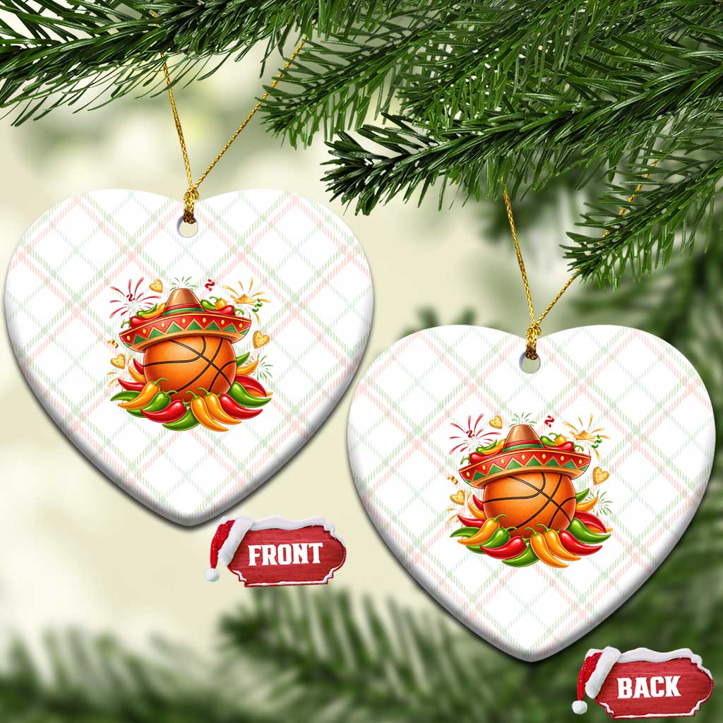 Funny Cinco De Mayo Basketball Ceramic Ornament Mexican Fiesta Hoops Party TS12 Print Your Wear