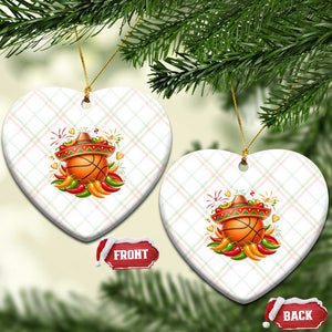 Funny Cinco De Mayo Basketball Ceramic Ornament Mexican Fiesta Hoops Party TS12 Print Your Wear