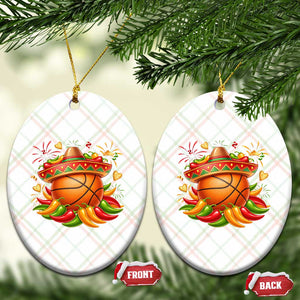 Funny Cinco De Mayo Basketball Ceramic Ornament Mexican Fiesta Hoops Party TS12 Print Your Wear