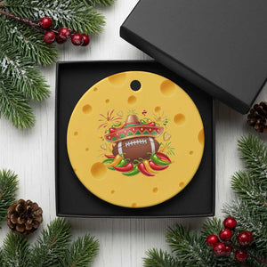 Funny Cinco De Mayo Football Ceramic Ornament Mexican Fiesta Party TS12 1pc Yellow Cheese Print Your Wear