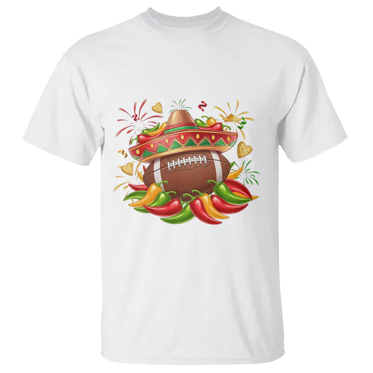 Funny Cinco De Mayo Football T Shirt Mexican Fiesta Party TS12 White Print Your Wear