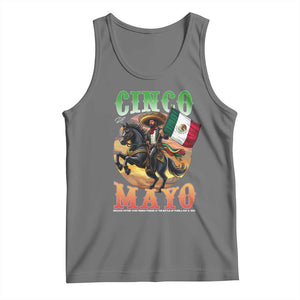 Cinco De Mayo Battle Of Puebla Tank Top Mexican Victory Heritage Pride TS12 Black Heather Print Your Wear