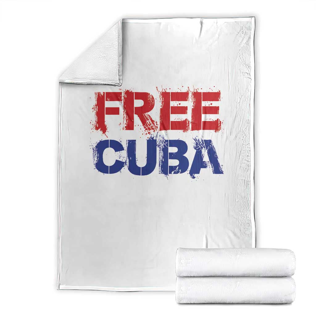 Free Cuba Throw Blanket Stand With Cuban People Gift TS12 White Print Your Wear