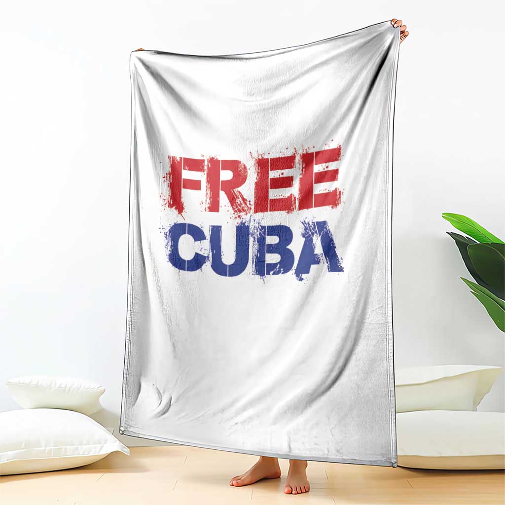 Free Cuba Throw Blanket Stand With Cuban People Gift TS12 Print Your Wear
