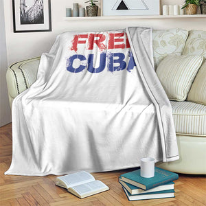 Free Cuba Throw Blanket Stand With Cuban People Gift TS12 Print Your Wear
