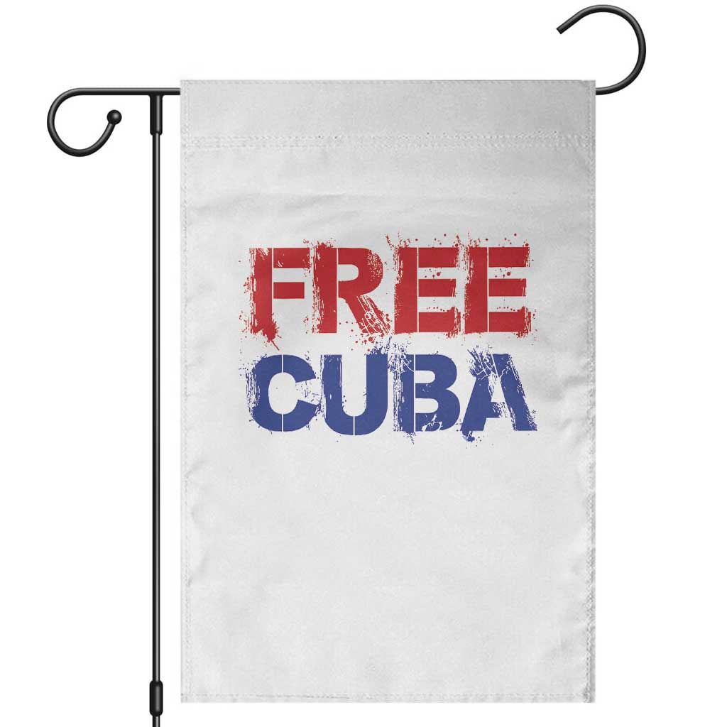 Free Cuba Garden Flag Stand With Cuban People Gift TS12 White Print Your Wear