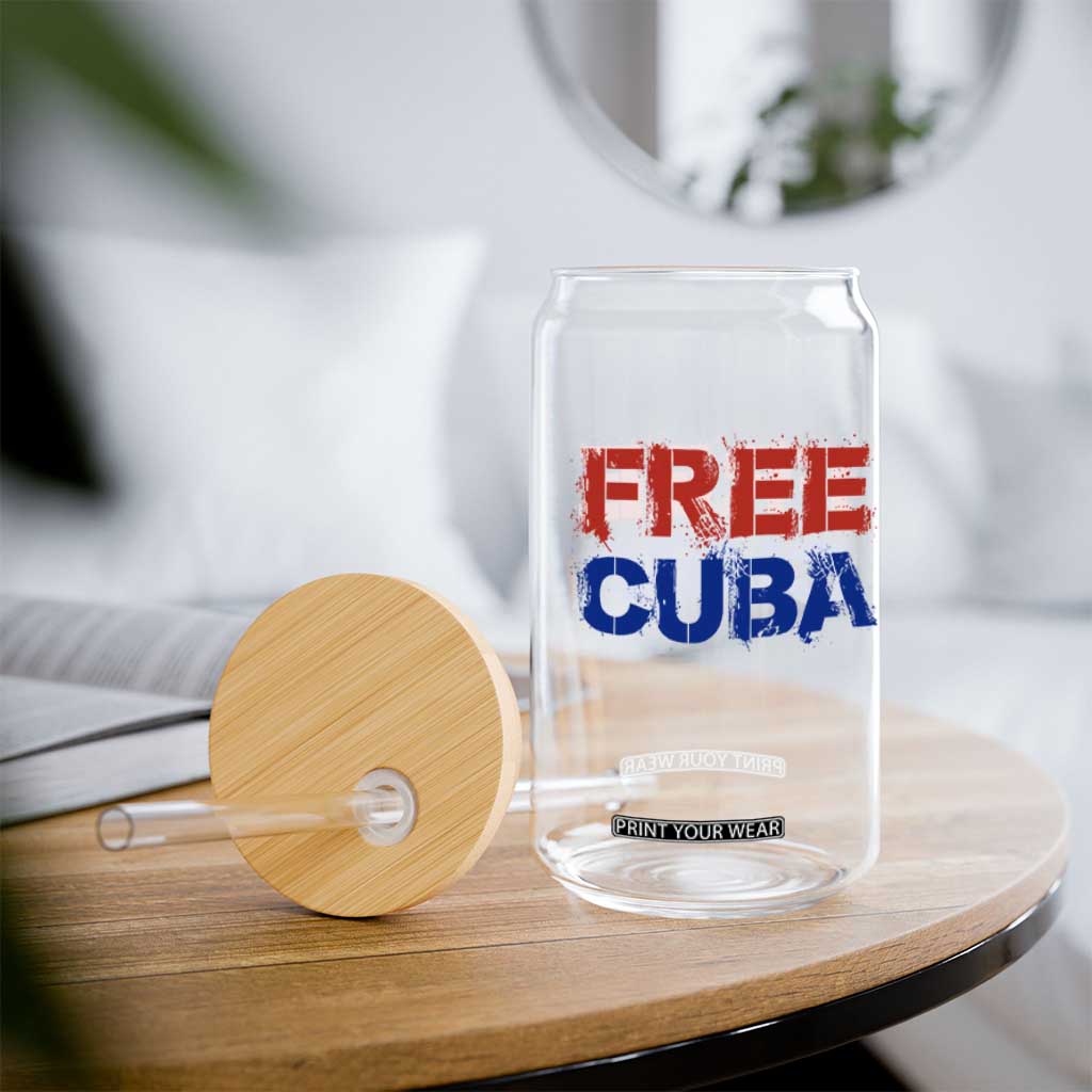 Free Cuba Glass Can Stand With Cuban People Gift TS12 Print Your Wear