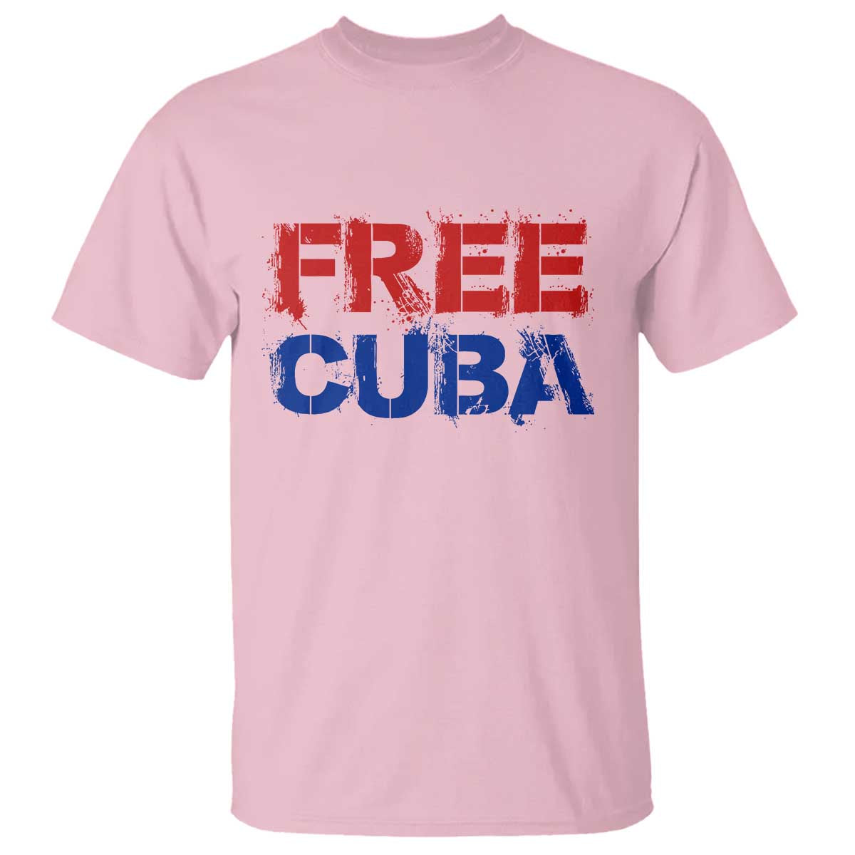 Free Cuba T Shirt Stand With Cuban People Gift TS12 Light Pink Print Your Wear