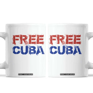 Free Cuba Coffee Mug Stand With Cuban People Gift TS12 White Print Your Wear