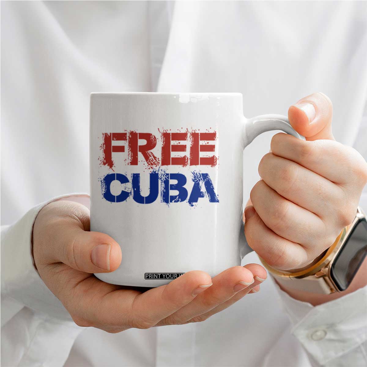 Free Cuba Coffee Mug Stand With Cuban People Gift TS12 Print Your Wear