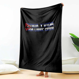 Viva Cuba Libre Throw Blanket Cuban Freedom Movement TS12 Print Your Wear