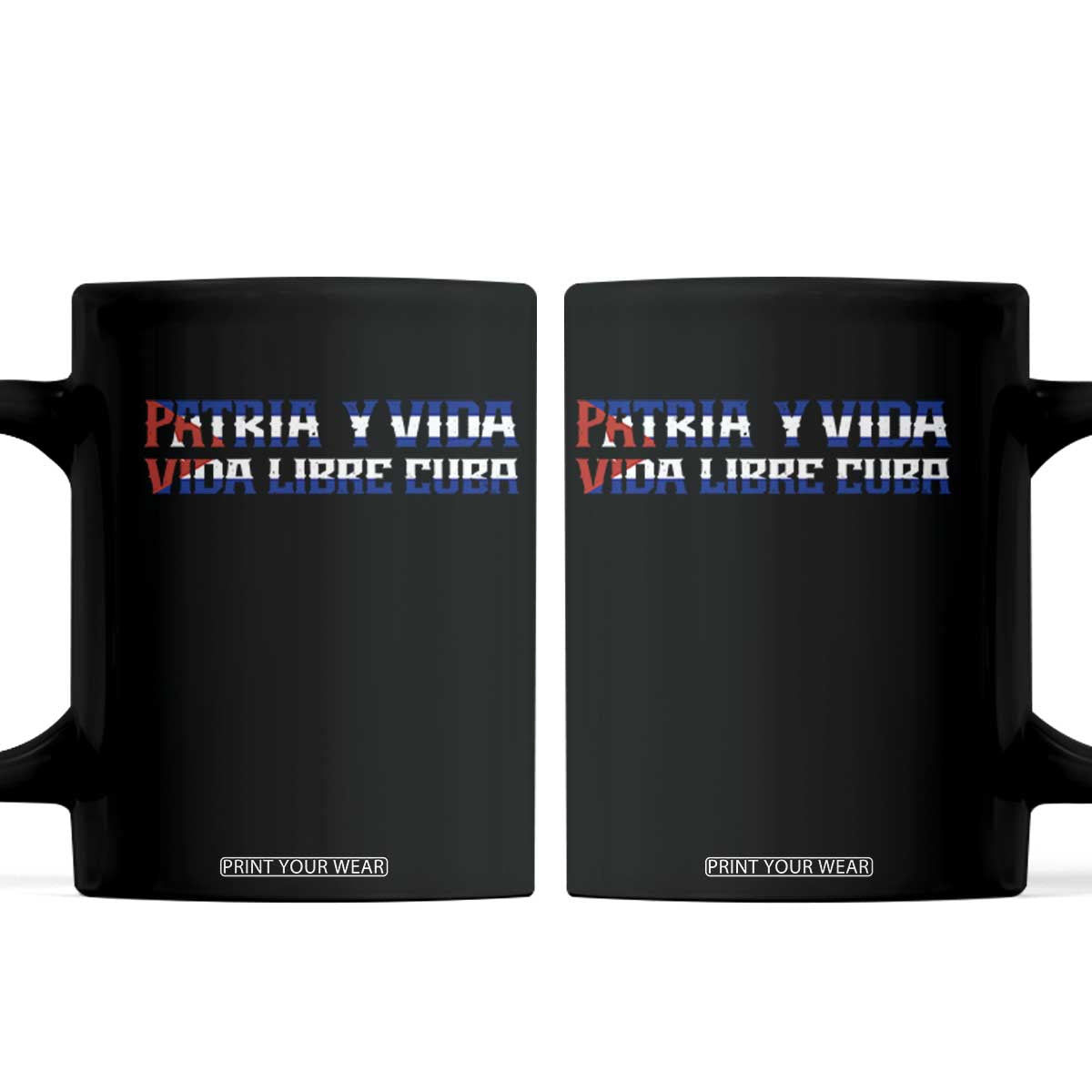 Viva Cuba Libre Coffee Mug Cuban Freedom Movement TS12 Black Print Your Wear