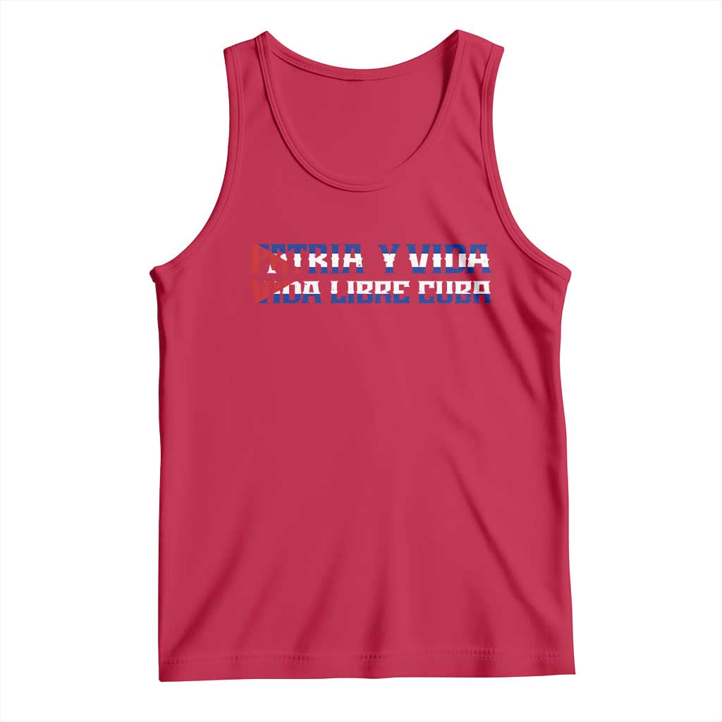 Viva Cuba Libre Tank Top Cuban Freedom Movement TS12 Red Print Your Wear