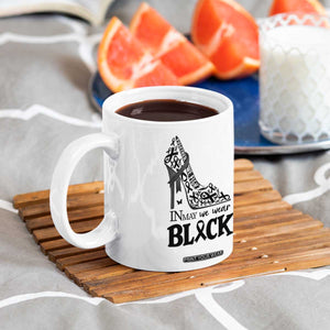 In May We Wear Black Coffee Mug Skin Cancer Support Gift For Her TS12 Print Your Wear