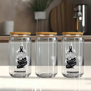 Melanoma Fighter Not Today Glass Can Skin Cancer Awareness Gift TS12 Print Your Wear
