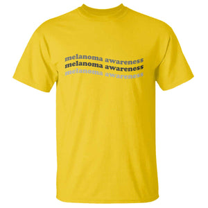 Melanoma Groovy Wavy Typography T Shirt Skin Cancer Warrior Gift TS12 Daisy Print Your Wear